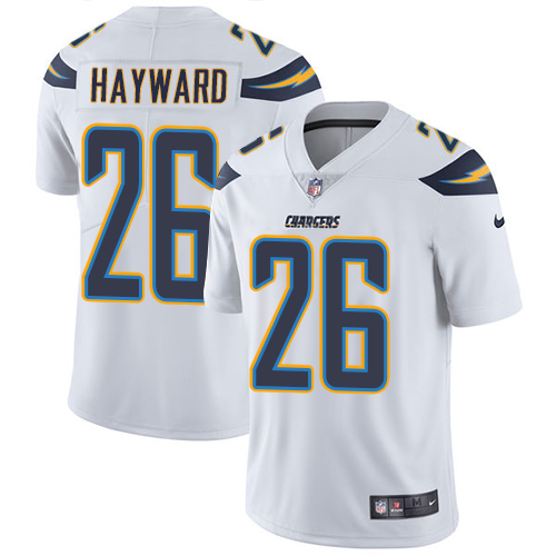 2019 men Los Angeles Chargers #26 Hayward white Nike Vapor Untouchable Limited NFL Jersey